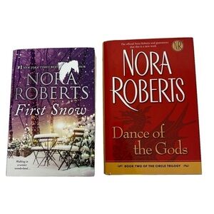 Nora Roberts Fiction Books/Novels Lot/2 Romance/Contemporary Hardcover/Trade